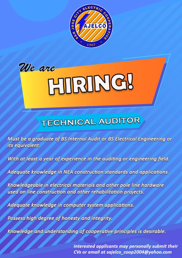 Hiring Technical Auditor